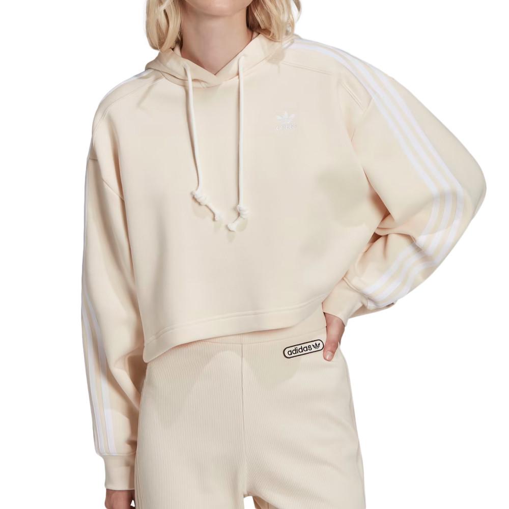 Adidas Sweat à Capuche Beige Femme Adidas HC2018
