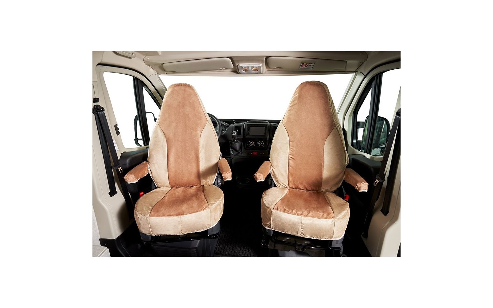 Hindermann Schonbezug 1 Stück für MB Sprinter Aguti Sitz beige/sand