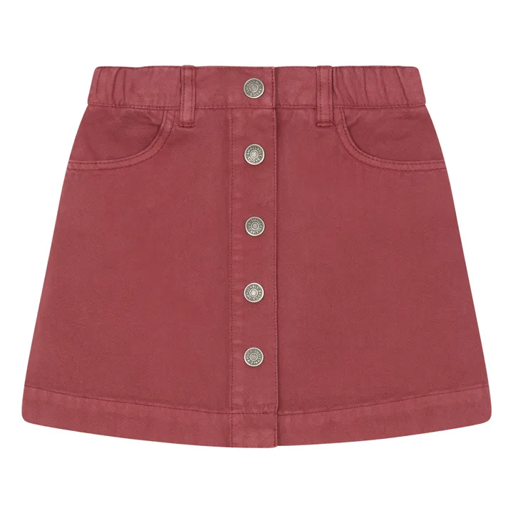 SMALLABLE BASICS Jupe Courte Fille en Denim | Bordeaux