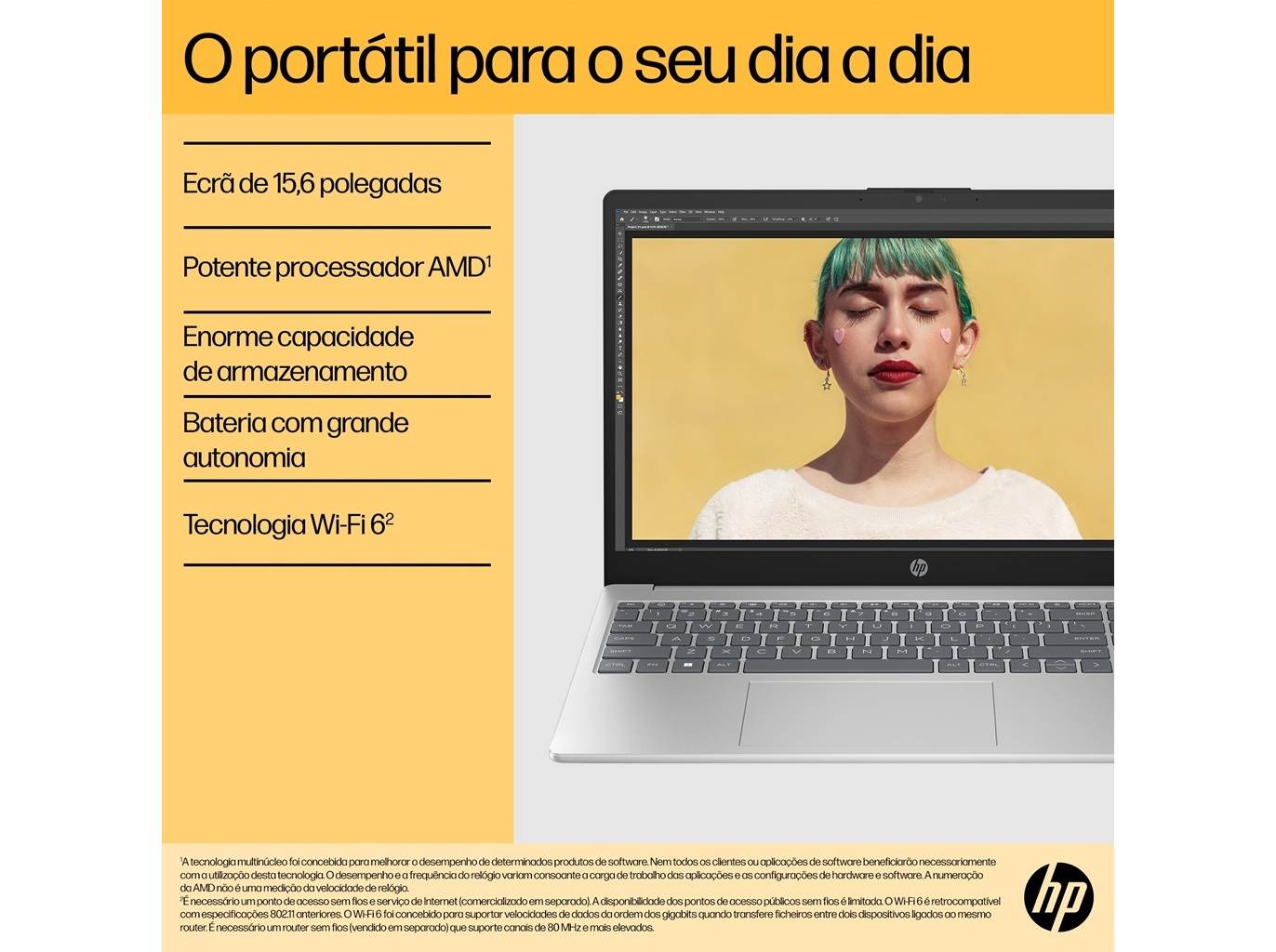 PORTÁTIL HP 15-FC0042NP 15.6\