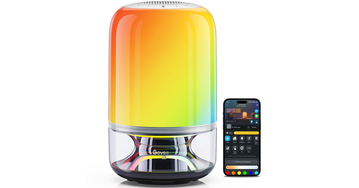 GoveeTable Lamp 2 Pro (Sound by JBL)  (Transparant)