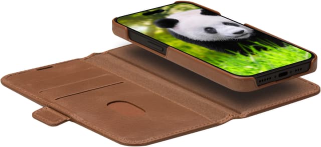 Dbramante1928 Lynge iPhone 16e pungetui (tan)