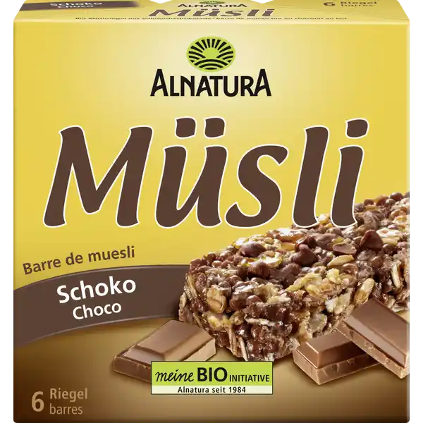 Bio Müsliriegel Schoko