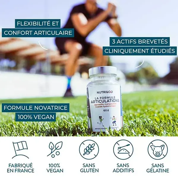 Nutri&Co Fórmula Vegana para Articulações e Flexibilidade - 60 cápsulas