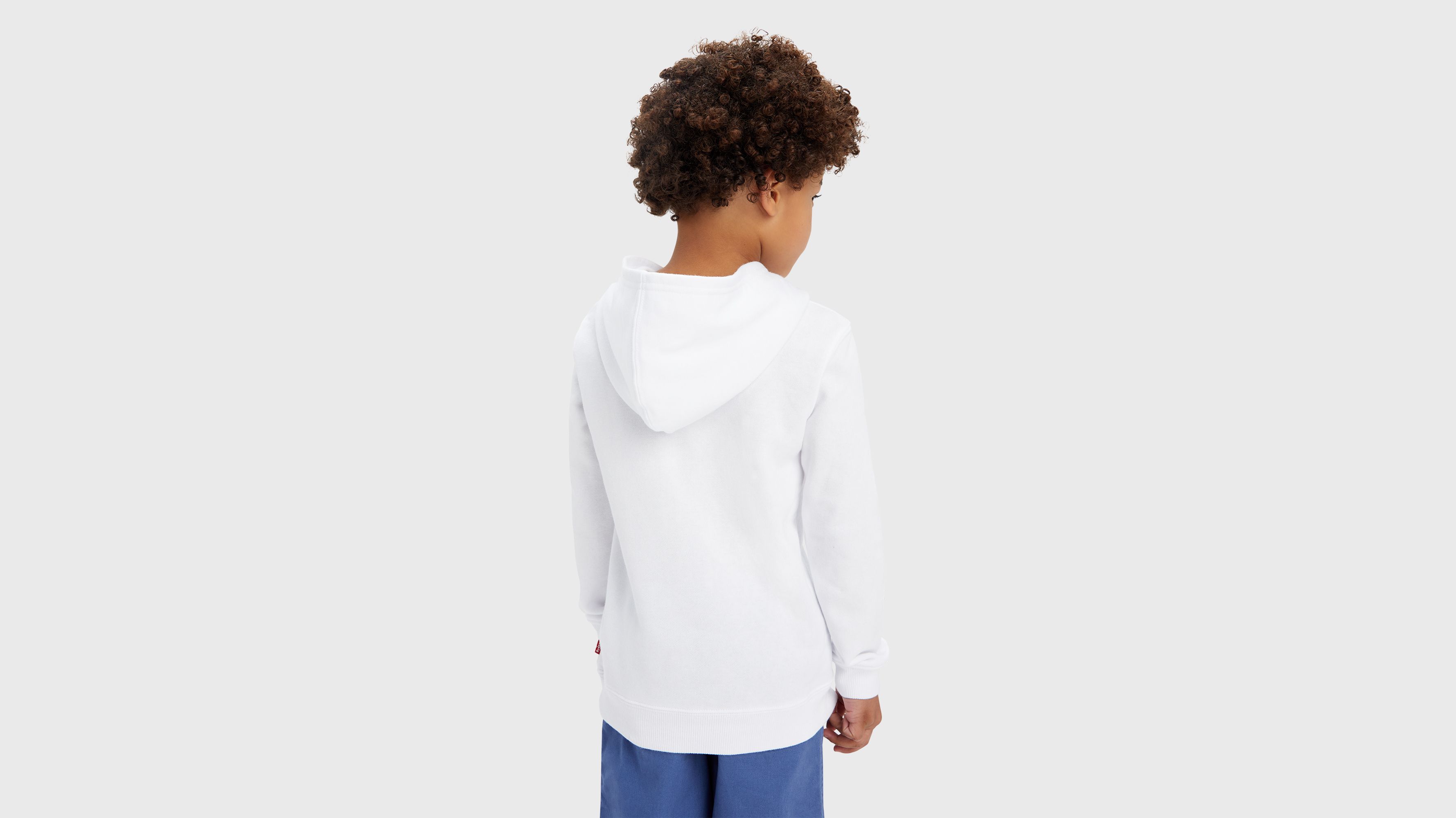 Sweat à capuche Batwing Fill - Bright White - Blanc