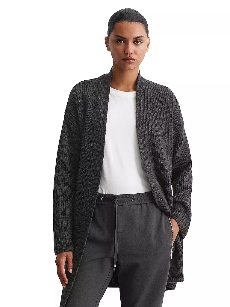 MARC O'POLO Strickjacke grau