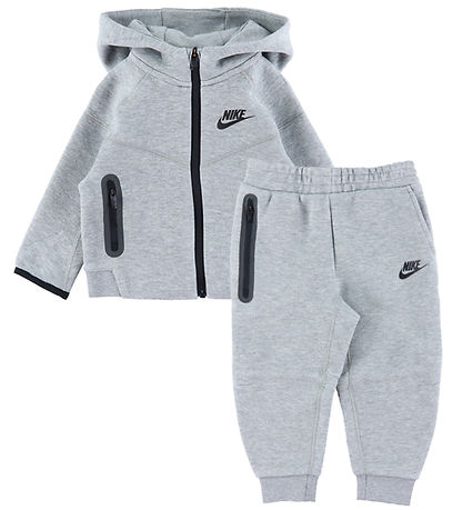 Nike Sweats?t - Cardigan/Sweatpants - Grey Heather