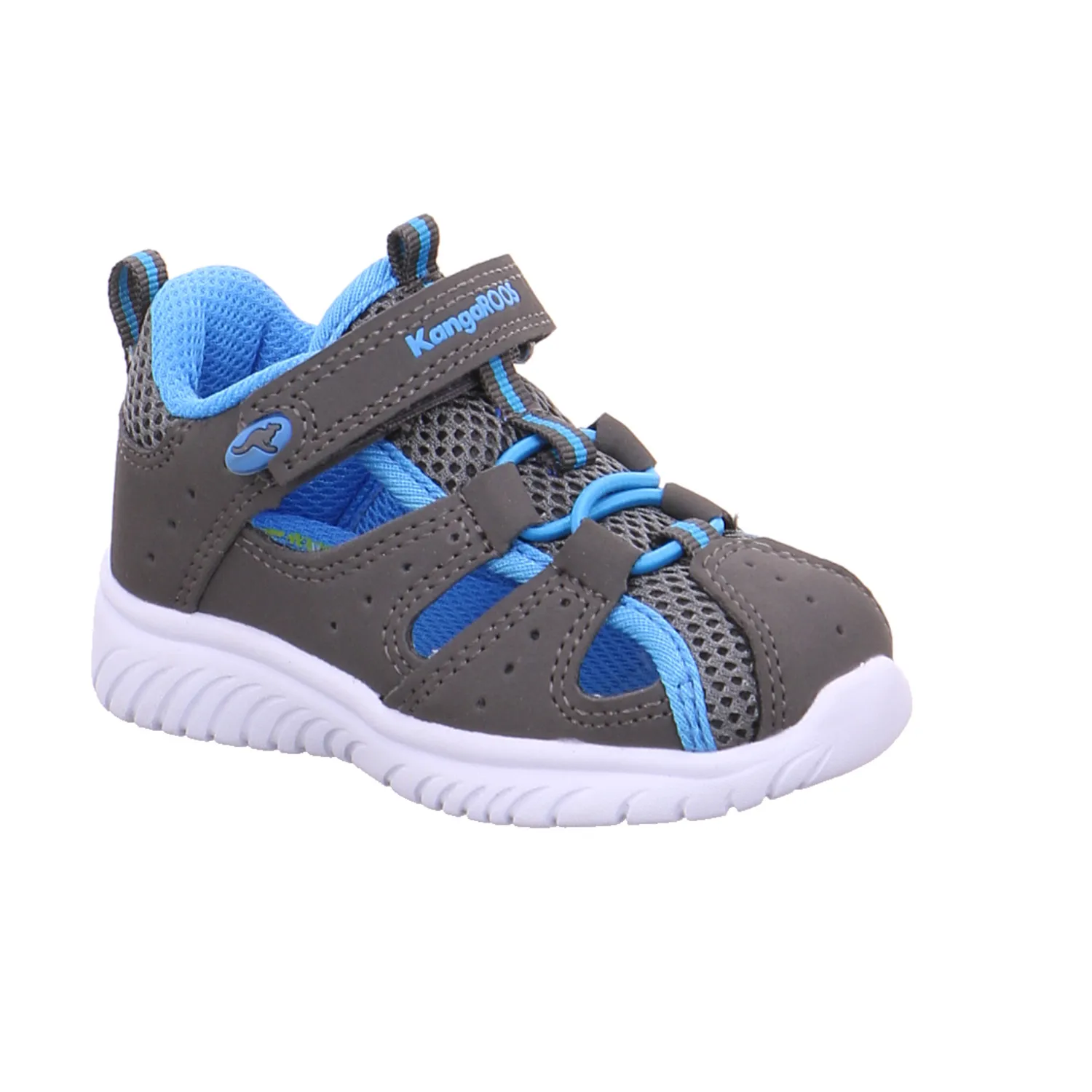 KANGAROOS Baby-Sommer-Bottine Grau Synthetik  Minilette