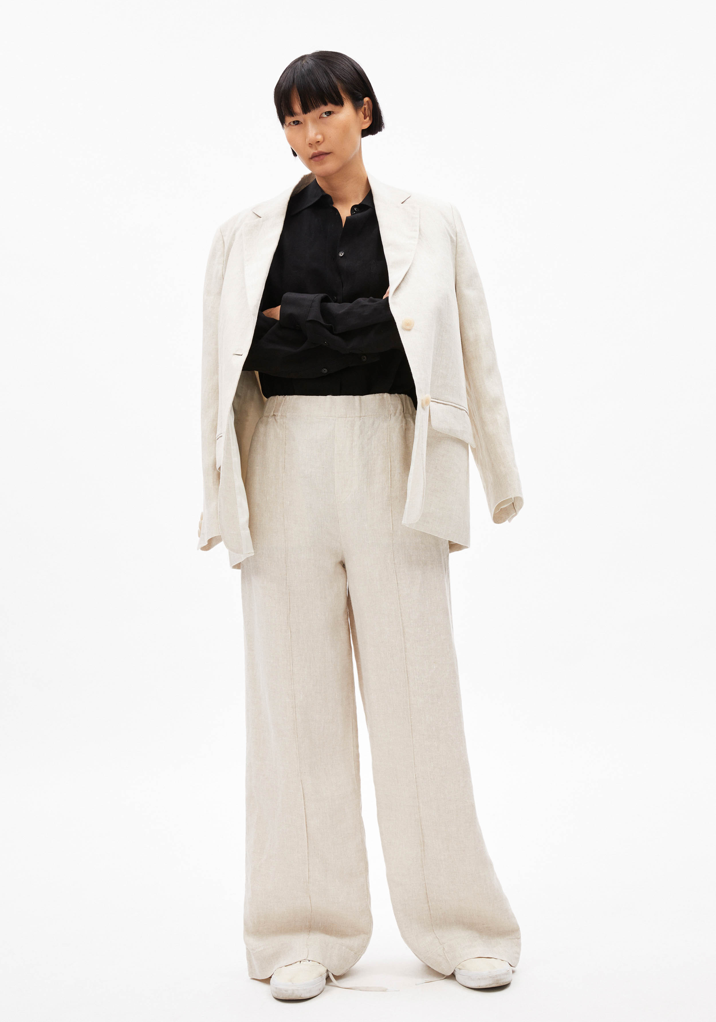 Armedangels Hose Jonvaalie Pure Lino Undyed