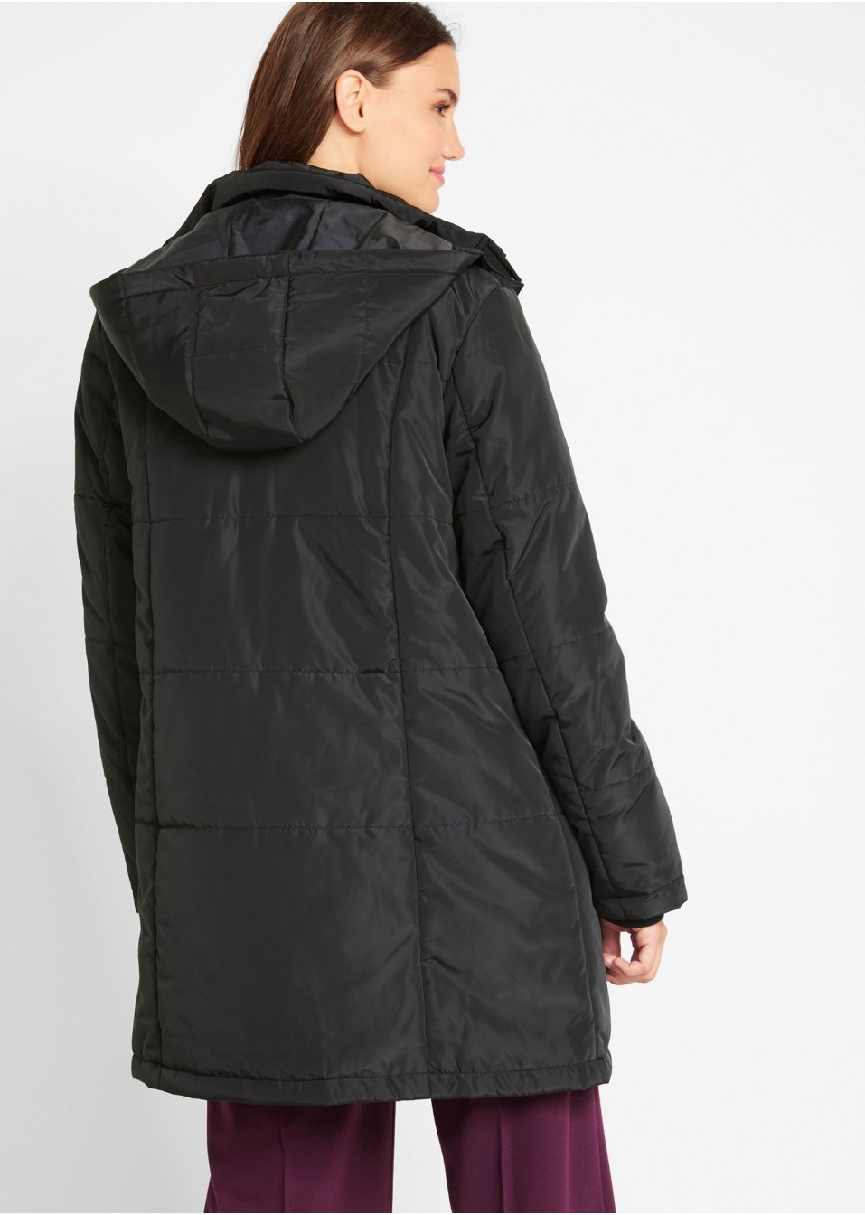 Manteau matelassé à capuche, rembourré
