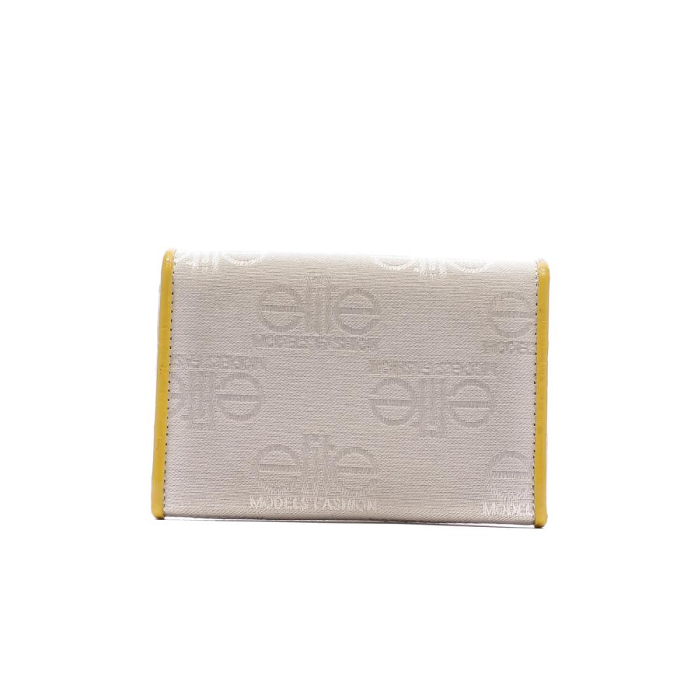 Elite Porte-monnaie Blanc/Jaune Femme Elite E9876