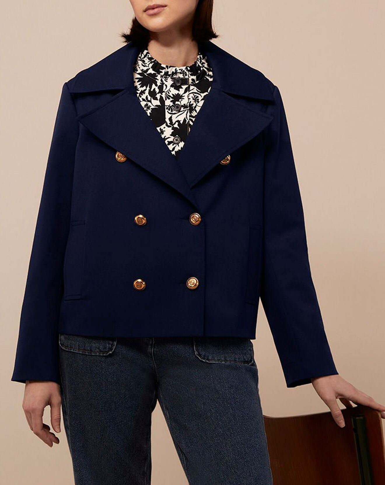Jodhpur Veste Angel bleu marine