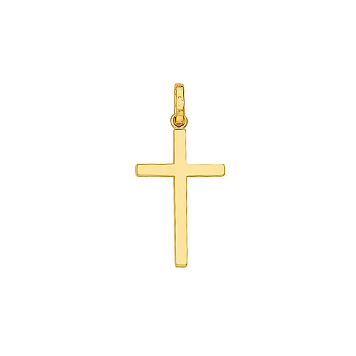Pendentif Brillaxis croix or jaune 18 carats