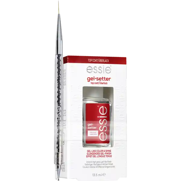 Überlack top coat gel setter + gratis Nail Art Tool