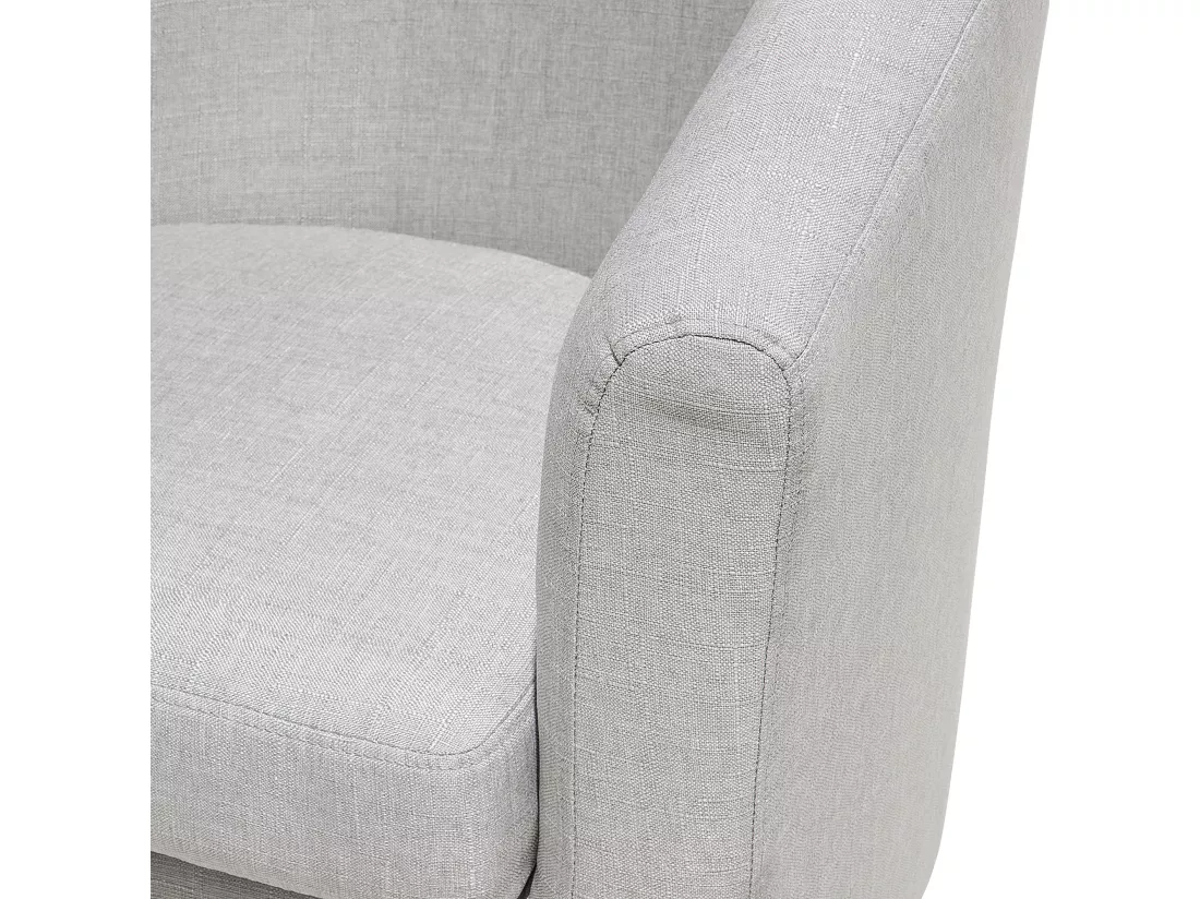 Fauteuil HOLDEN Tissu Gris clair