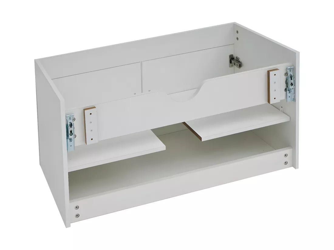 Meuble sous-lavabo MCW-D16, blanc