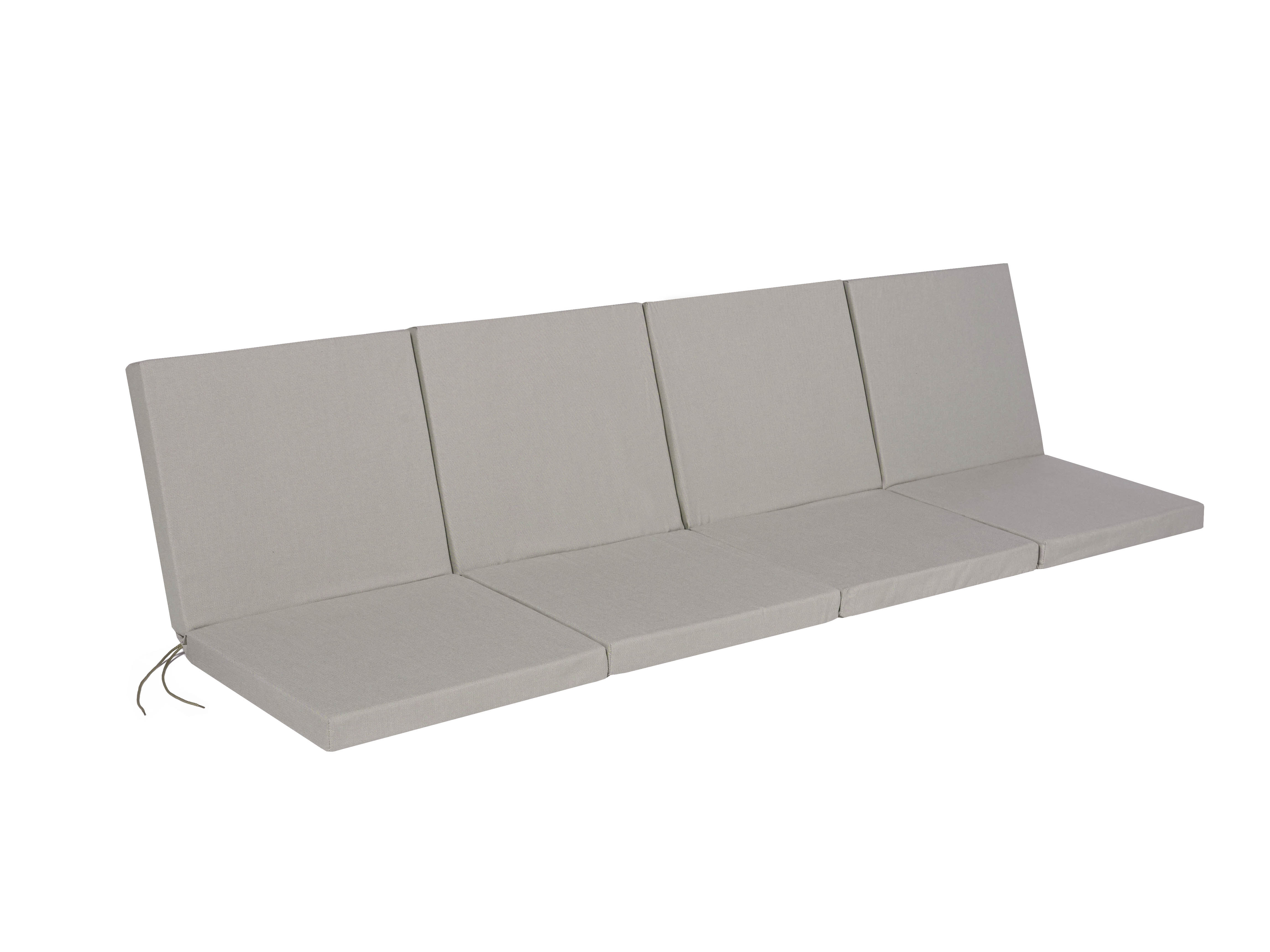 Talen Buitenmeubelen voor 4-zitsbank Zeist en 4-zitsbank Lisse - Bankkussen - Taupe - 220x96x6cm - Taupe