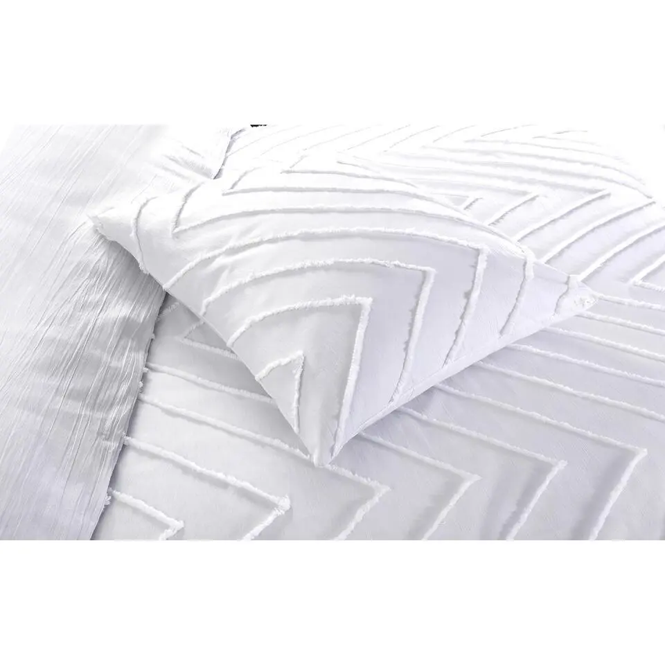 Papillon Valencia Dekbedovertrek - Tweepersoons - 200x200/220 cm - Wit