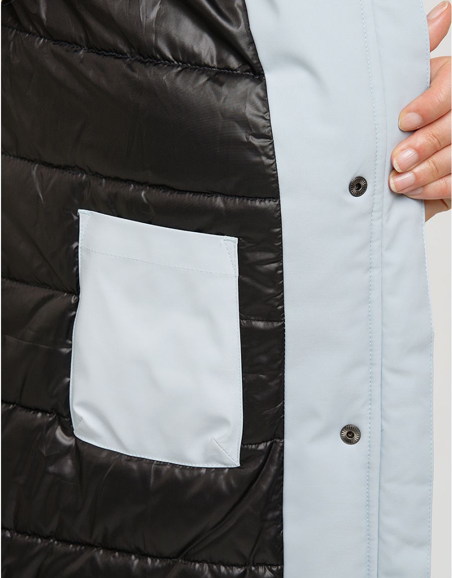 Parka bleu imperméable