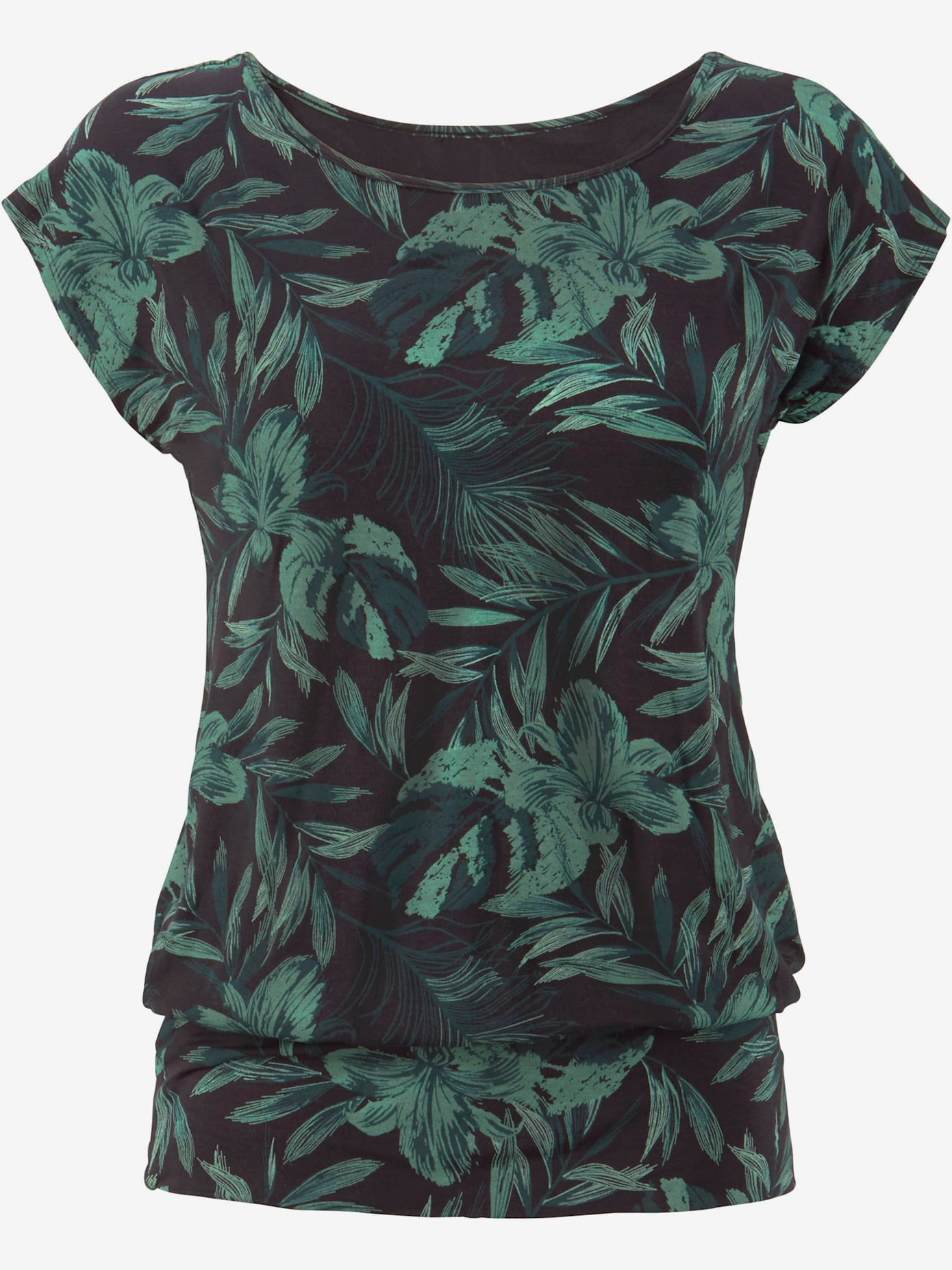 T-shirt long t-shirt lascana au joli imprimé palmier
