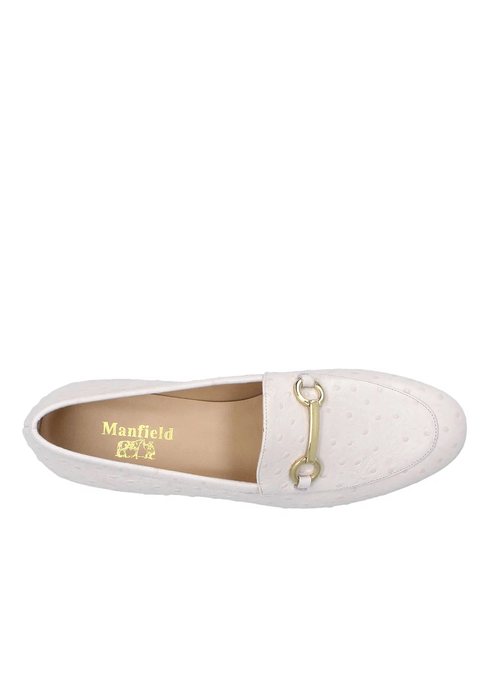MOCASSIN LA HAVANE IMPRESSION AUTRUCHE NATUREL