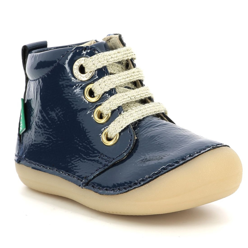 Kickers Kickers Sonizip Bleu Vernis
