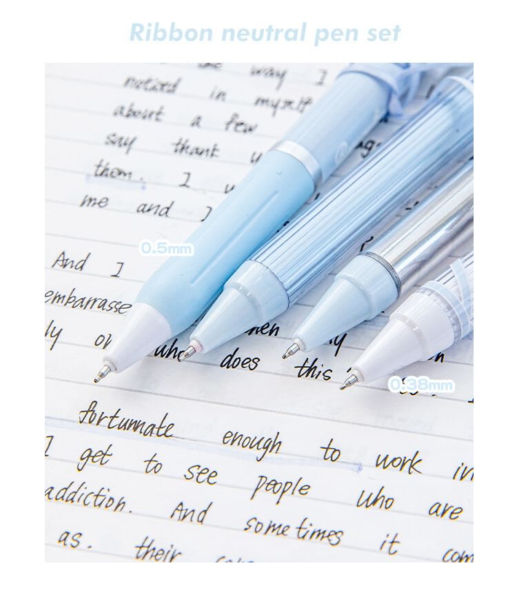 Miumi - Set van 4: Lintpen - 0,5 mm (verschillende ontwerpen)