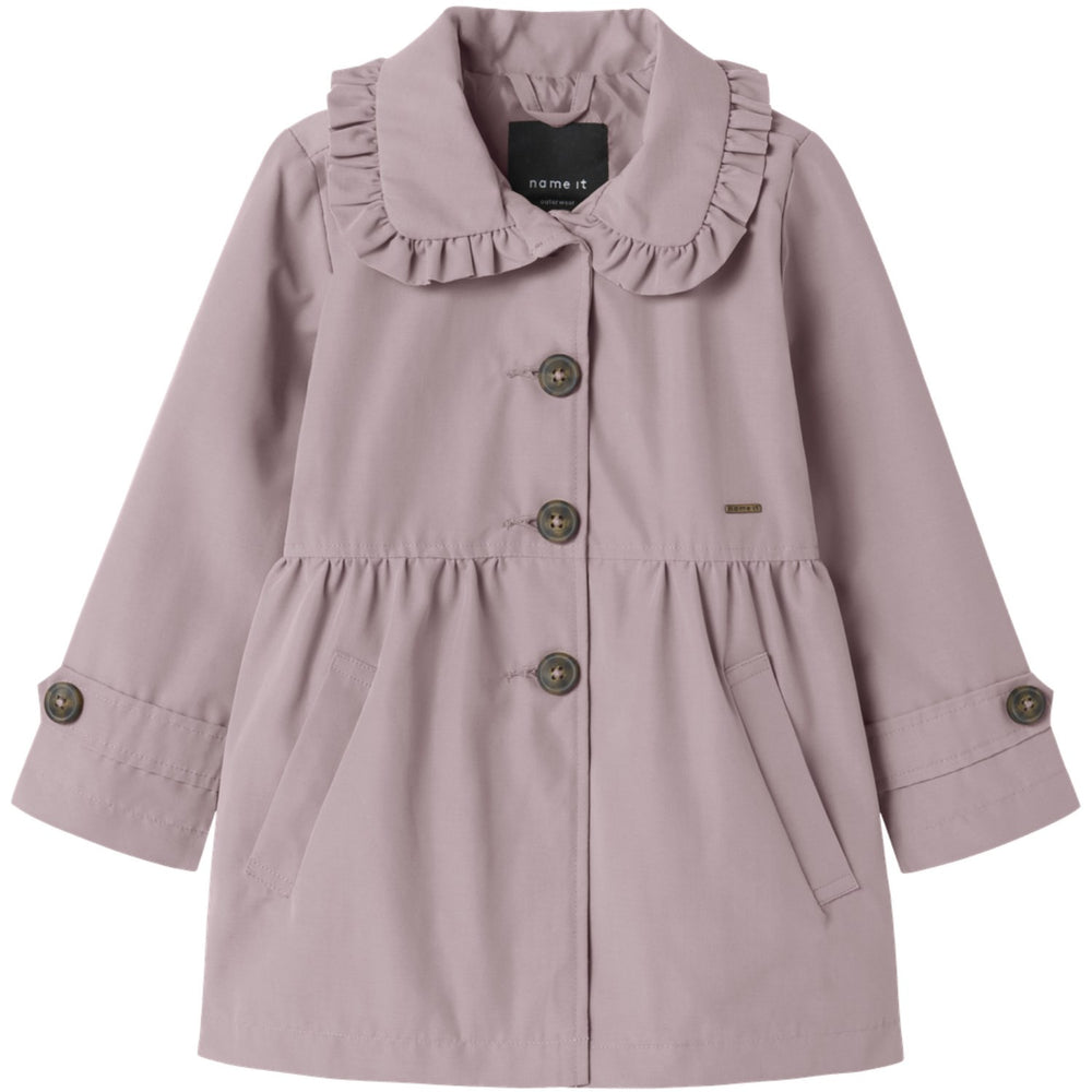 Køb Name It Keepsake Lilac Nmfmadelin Trench Frakke Noos