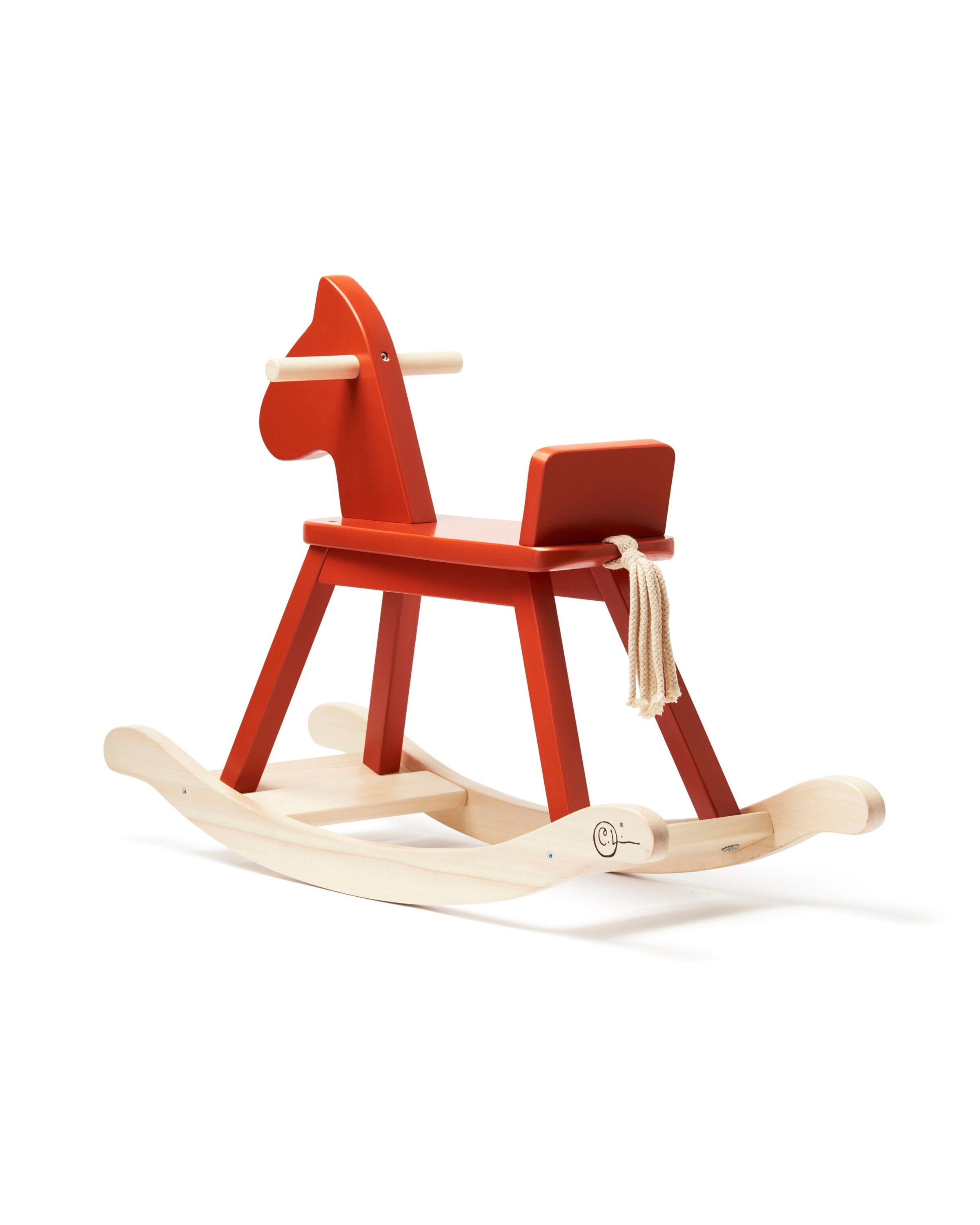 Kids Concept Schaukelpferd orange-rot Carl Larsson