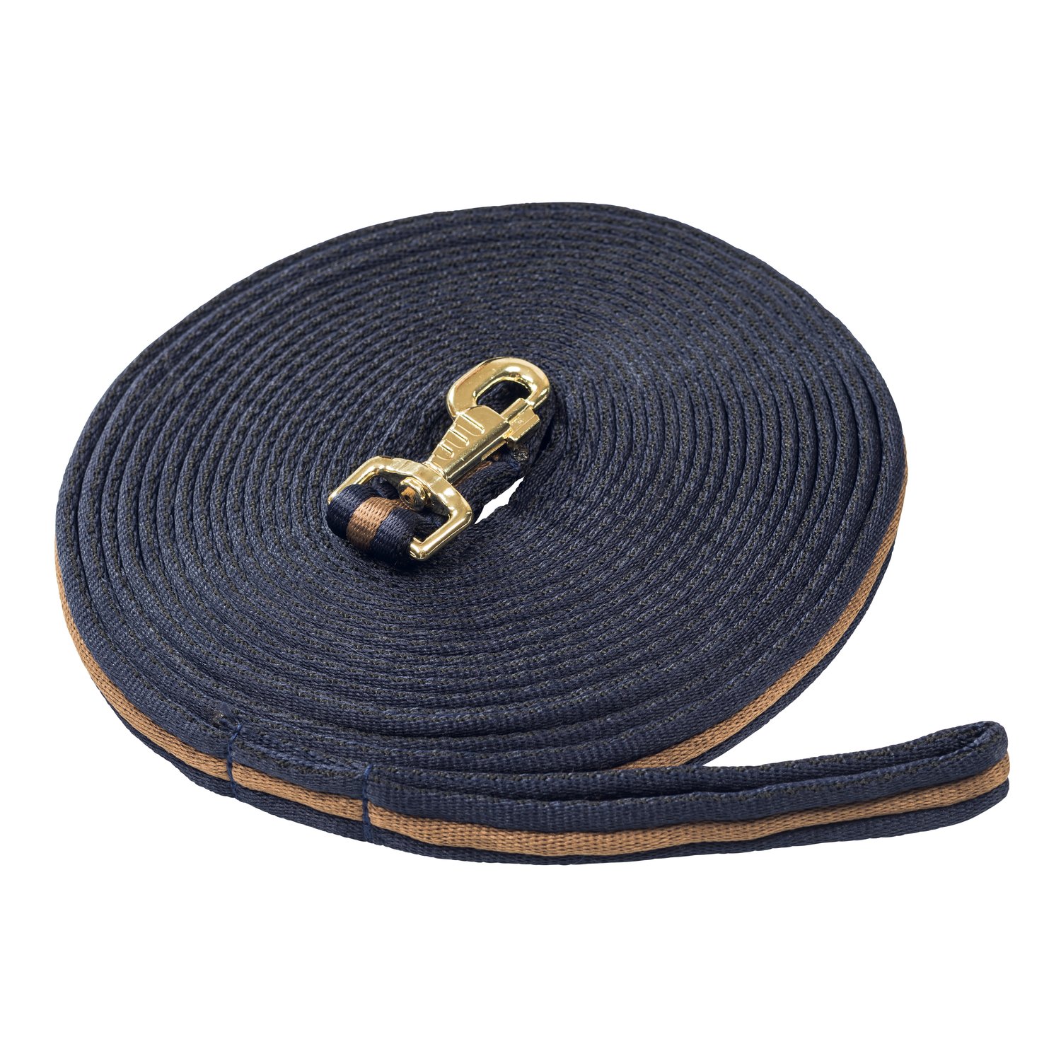 Horse-friends Longierleine, 8 m  - navy/taupe/navy - 8 m