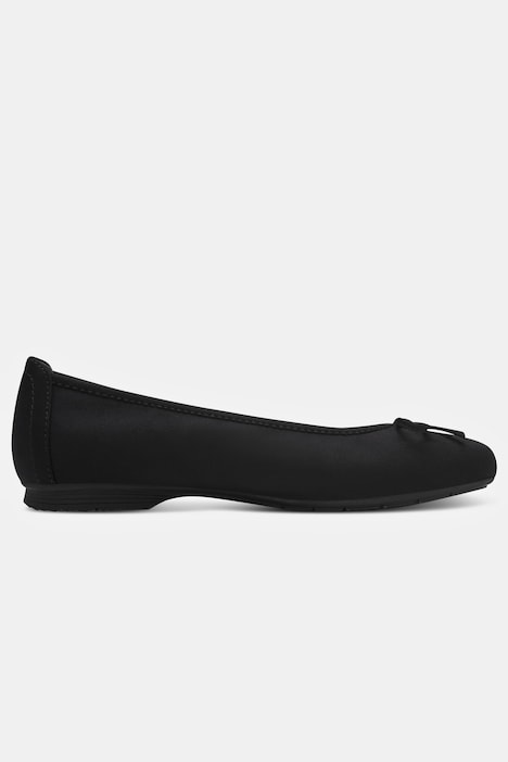 Jana Softline Ballerinas, Zierschleife, Weite H, recycelt