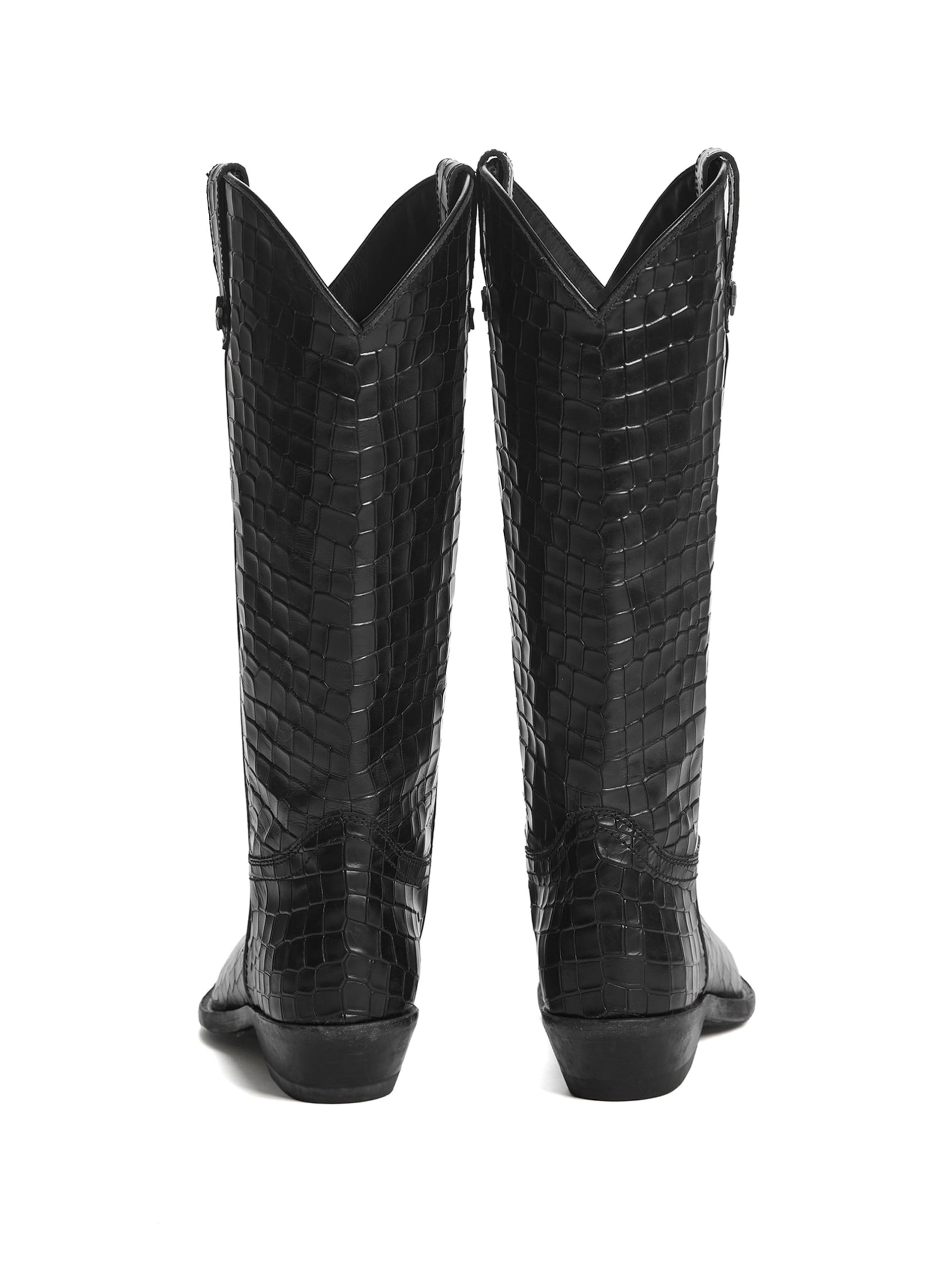 botas de couro de cowboy camperos