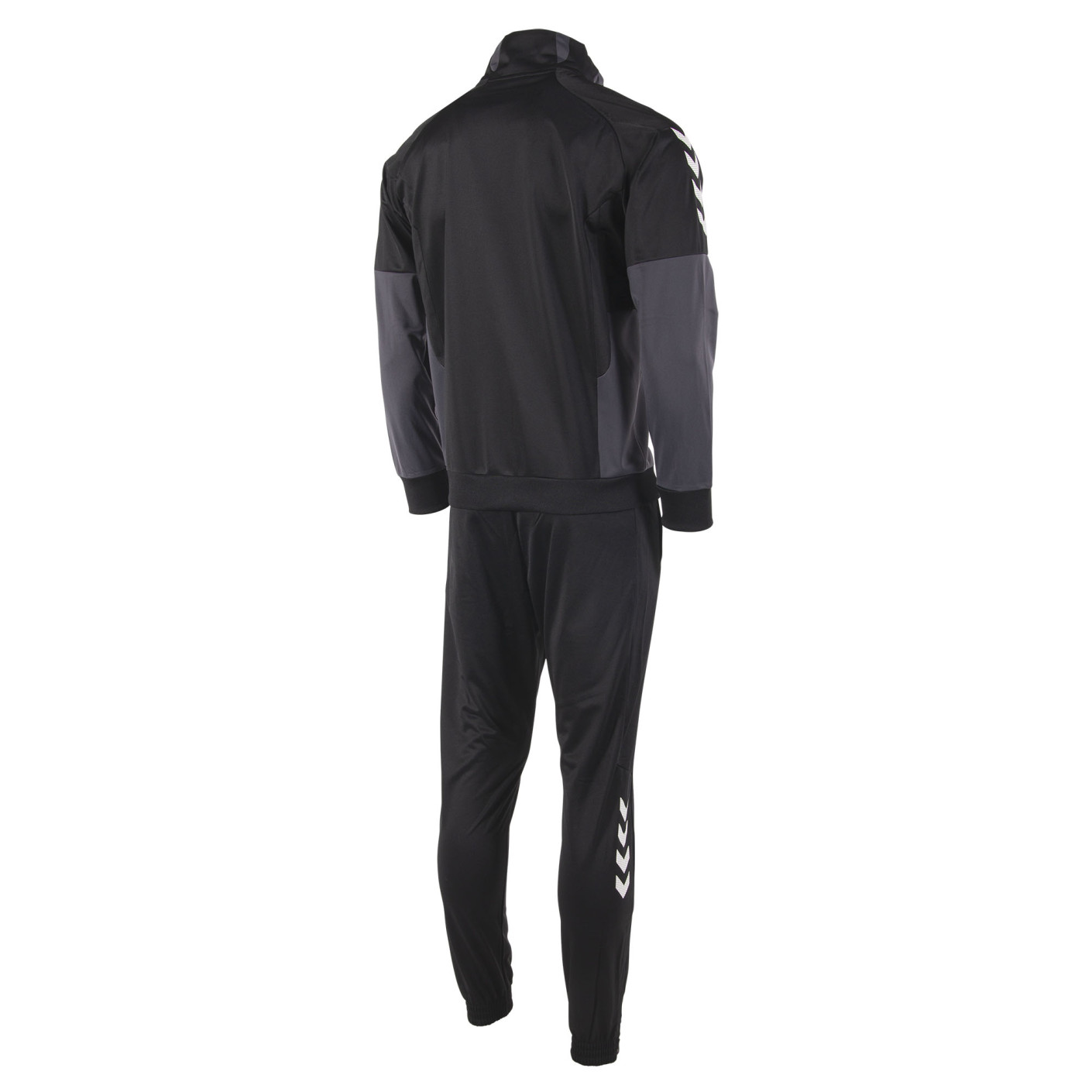 Hummel Authentic Full-Zip Trainingspak Kids Zwart Grijs