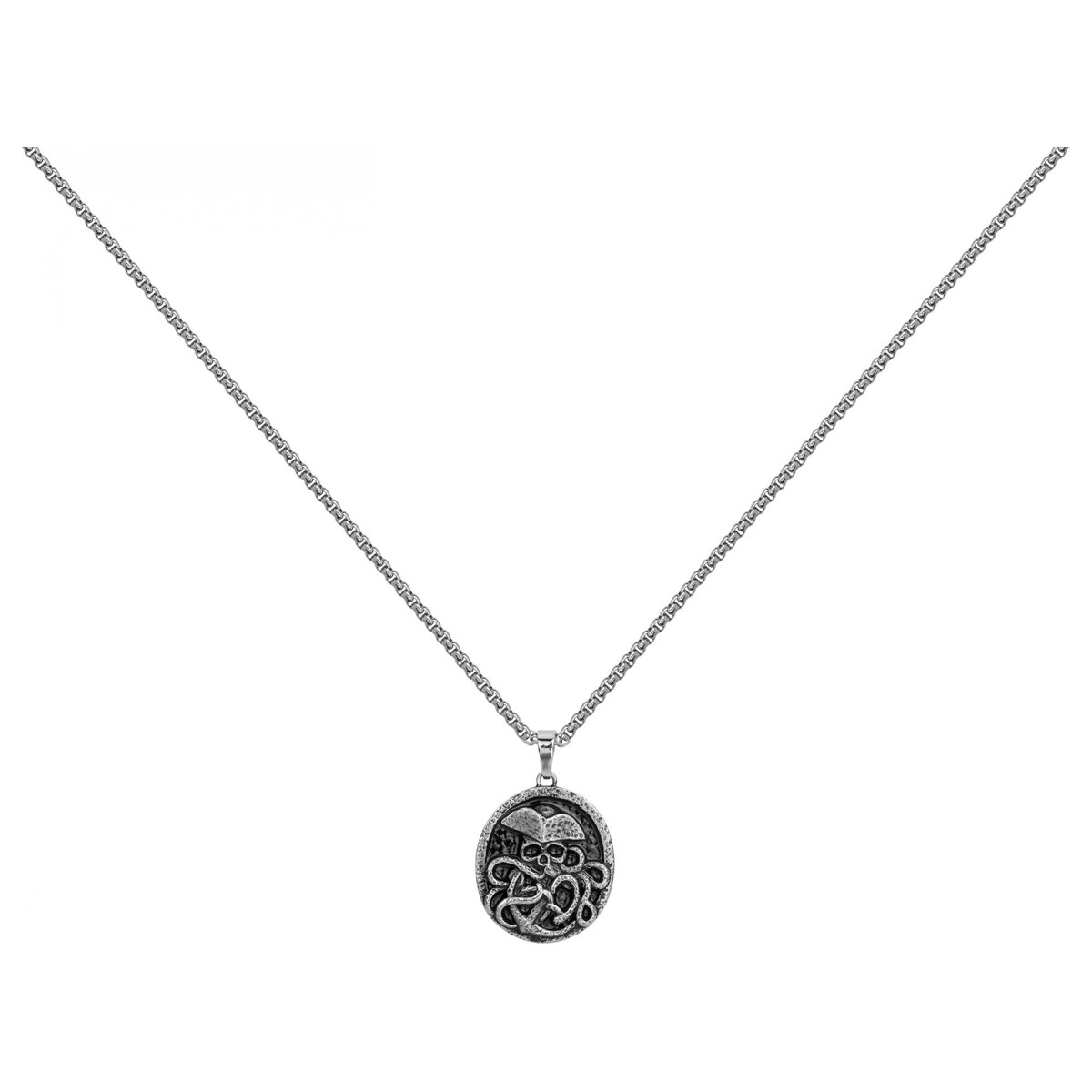 Collier mono-motif Luke en Acier