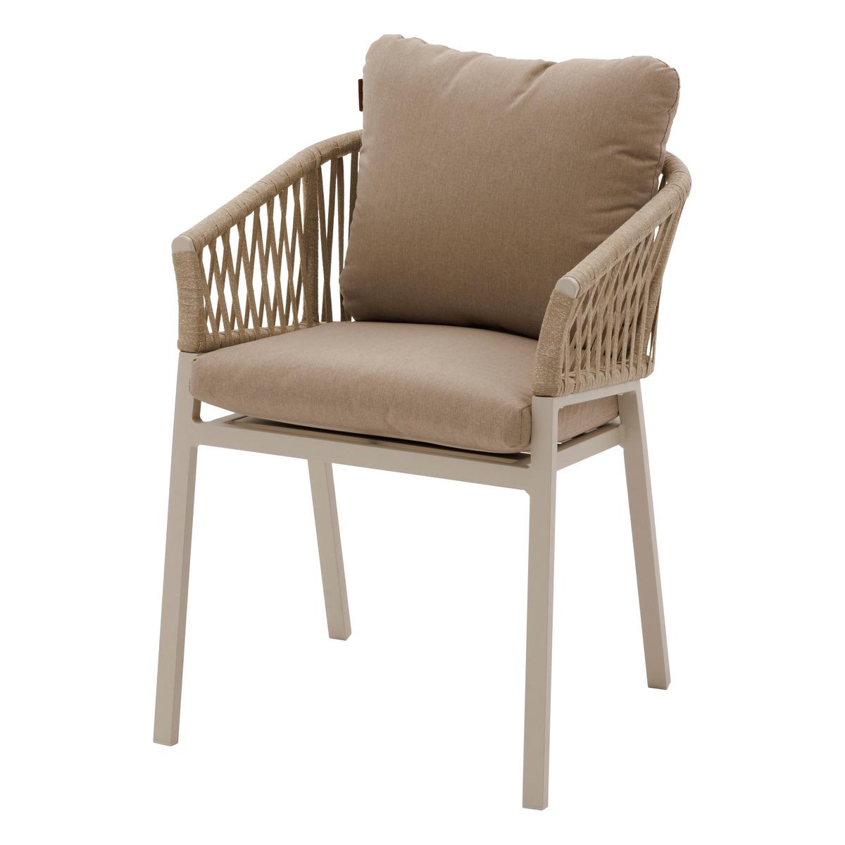 FAUTEUIL REPAS ORIENGO BEIGE ARGILE