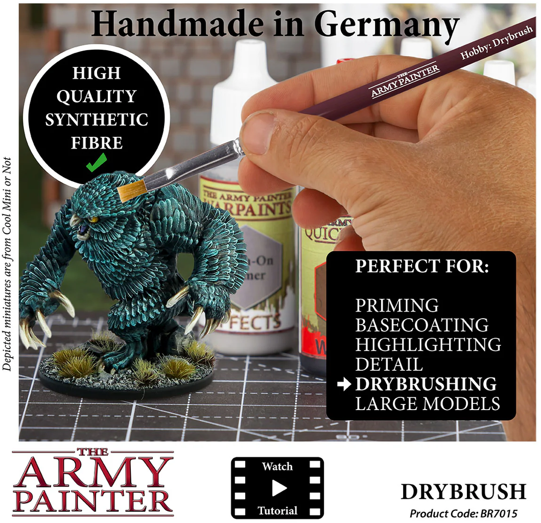 The Army Painter  Hobby Brush, Drybrush    Präzision in jedem Pinselstrich