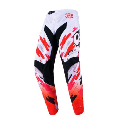 Pantalon cross Pull-in RACE 2025 - Blanc / Rouge