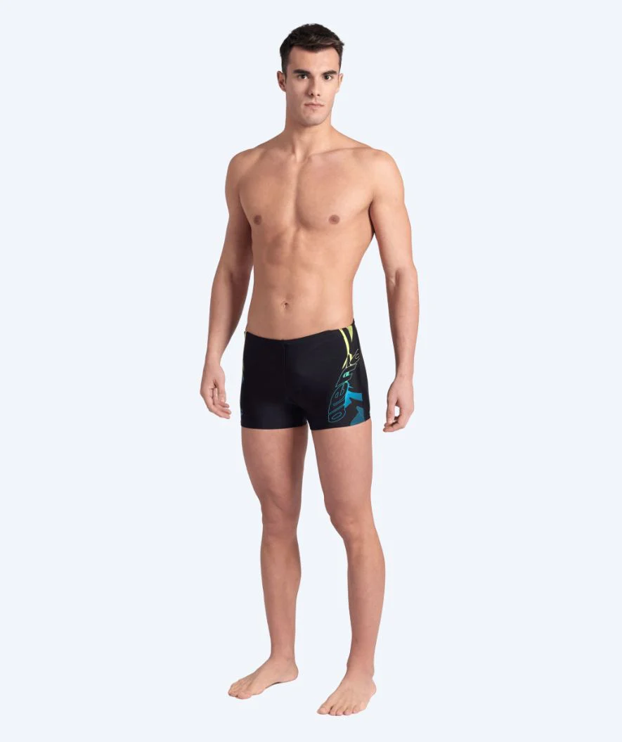Arena trunks til mænd - Gleam - Sort