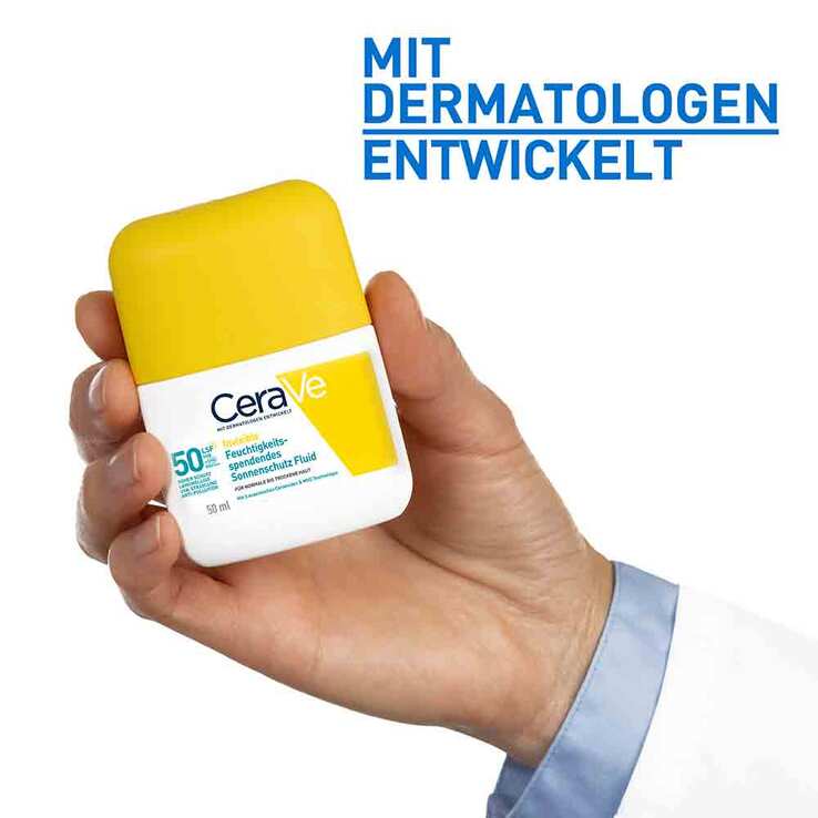 Cerave Sonnenschutz Fluid Invisi.feuchtigk.SPF 50, 50 ml