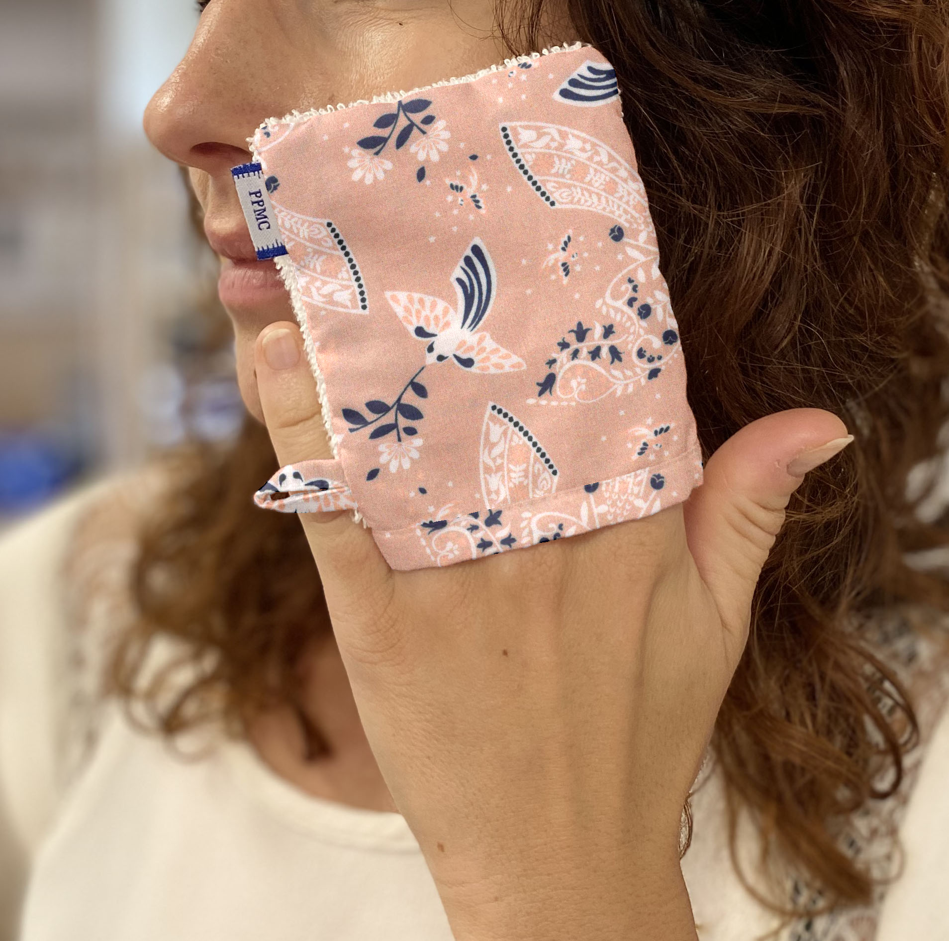 Mini-Gant Démaquillant Oiseau Bandana