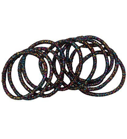 Little Wonders Haargummis - Rosa - 10er-Pack - Multi Farbe Glitz