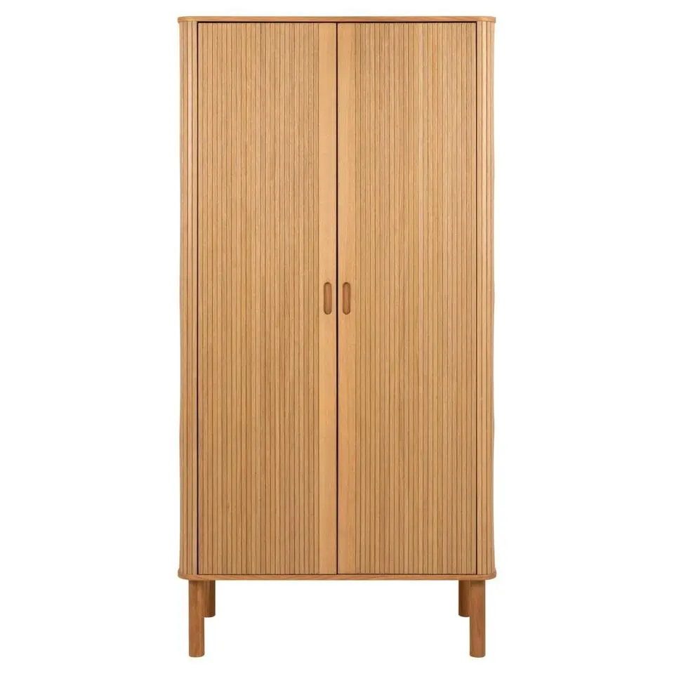 Kledingkast Naturel Eiken Fineer - 100x55x200cm - Rustam