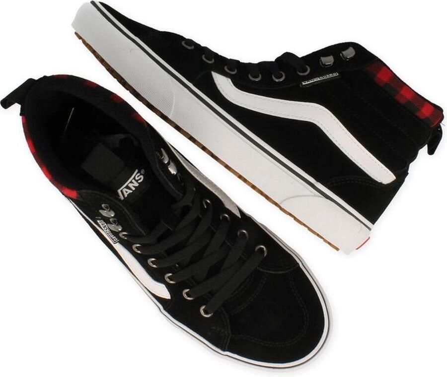 VANS Filmore Hi Guard sneakers zwart wit rood