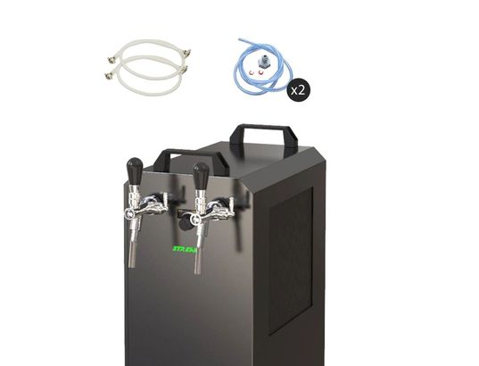 ICH-ZAPFE - Tireuse à bière 2 becs keg: nc adaptateur; keg 2: keykeg