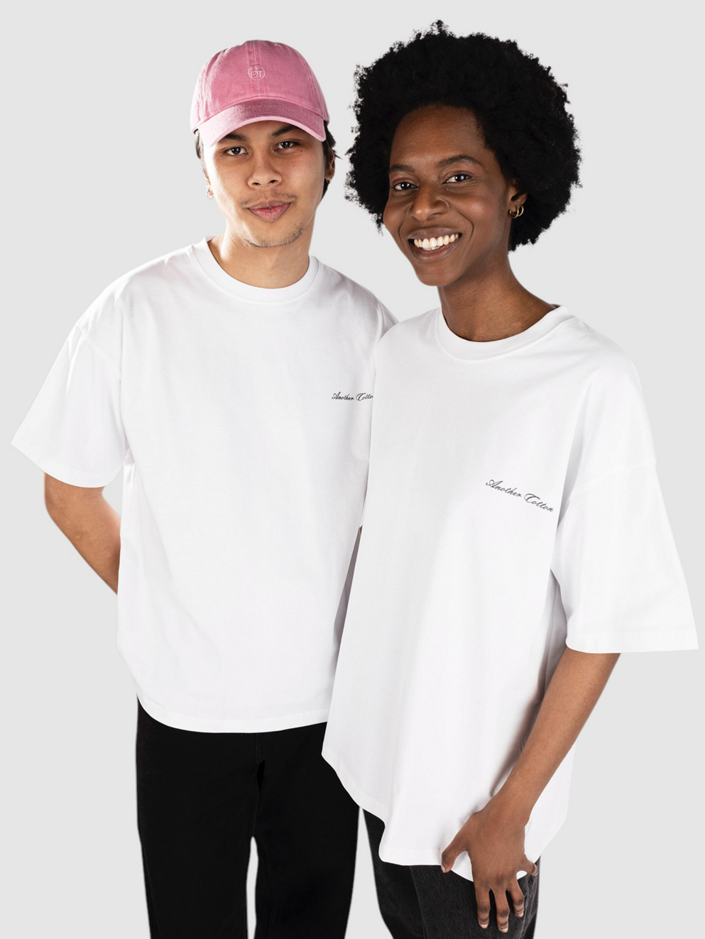 Another Cotton Lab Deuce Oversized T-Shirt white