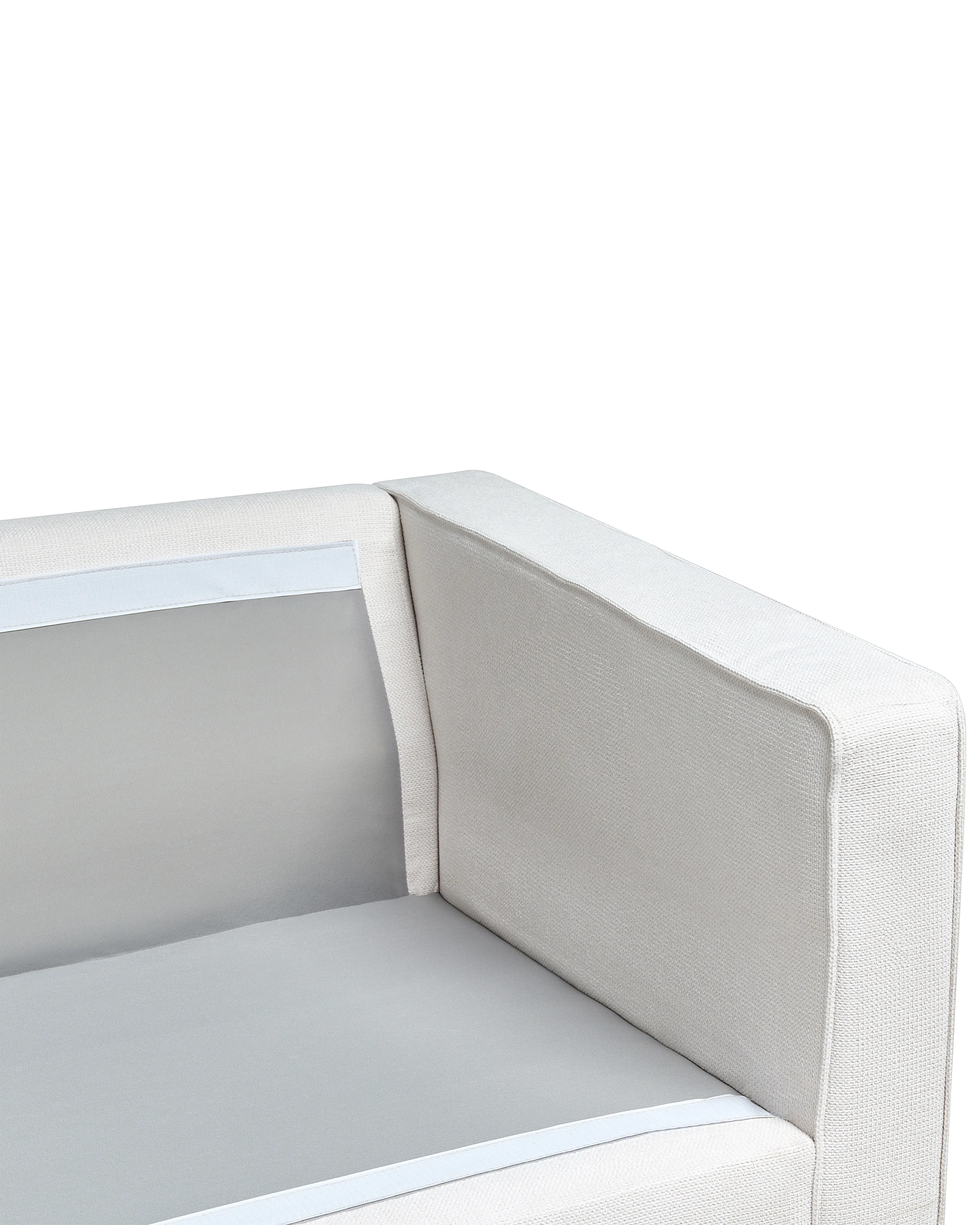 Fauteuil SAVALEN Stof Gebroken wit