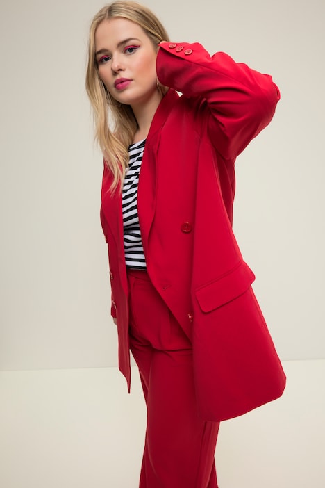 Blazer, Loose Fit, doppelreihig, Revers