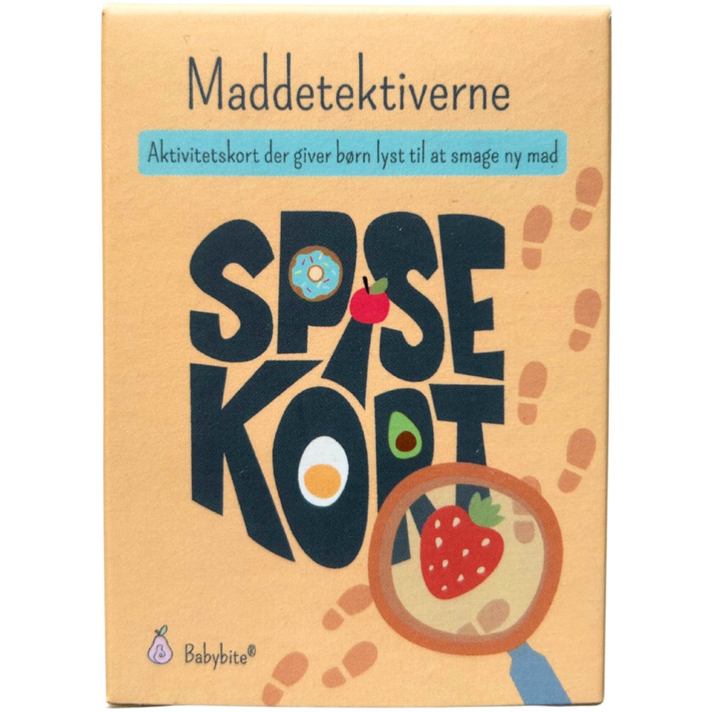 Køb Babybite SPISEKORT: MADDETEKTIVERNE - Aktivitetskort Der Gør Det Sjovt For Børn At Smage Ny Mad