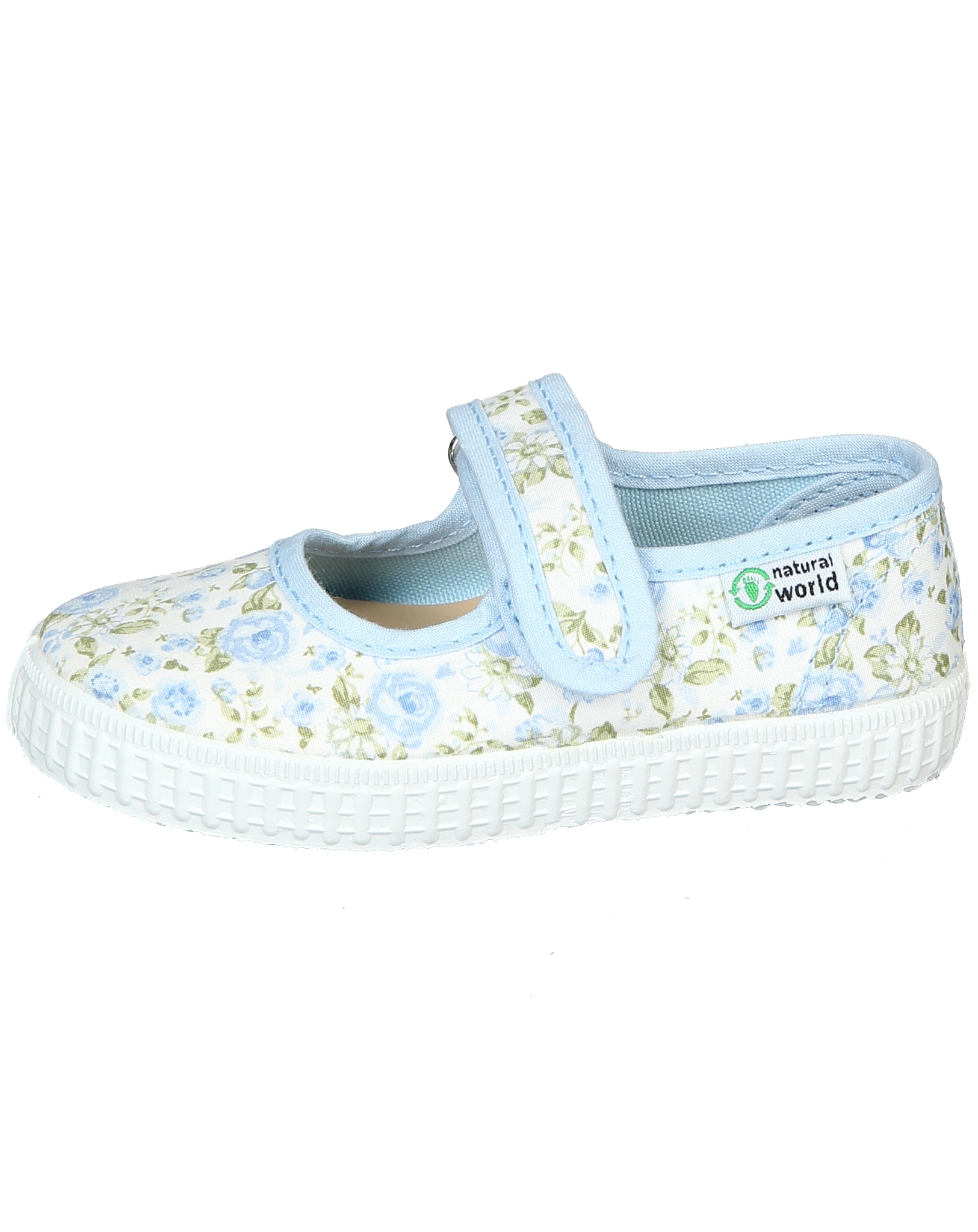Canvas-Spangenschuhe FLOR in himmelblau