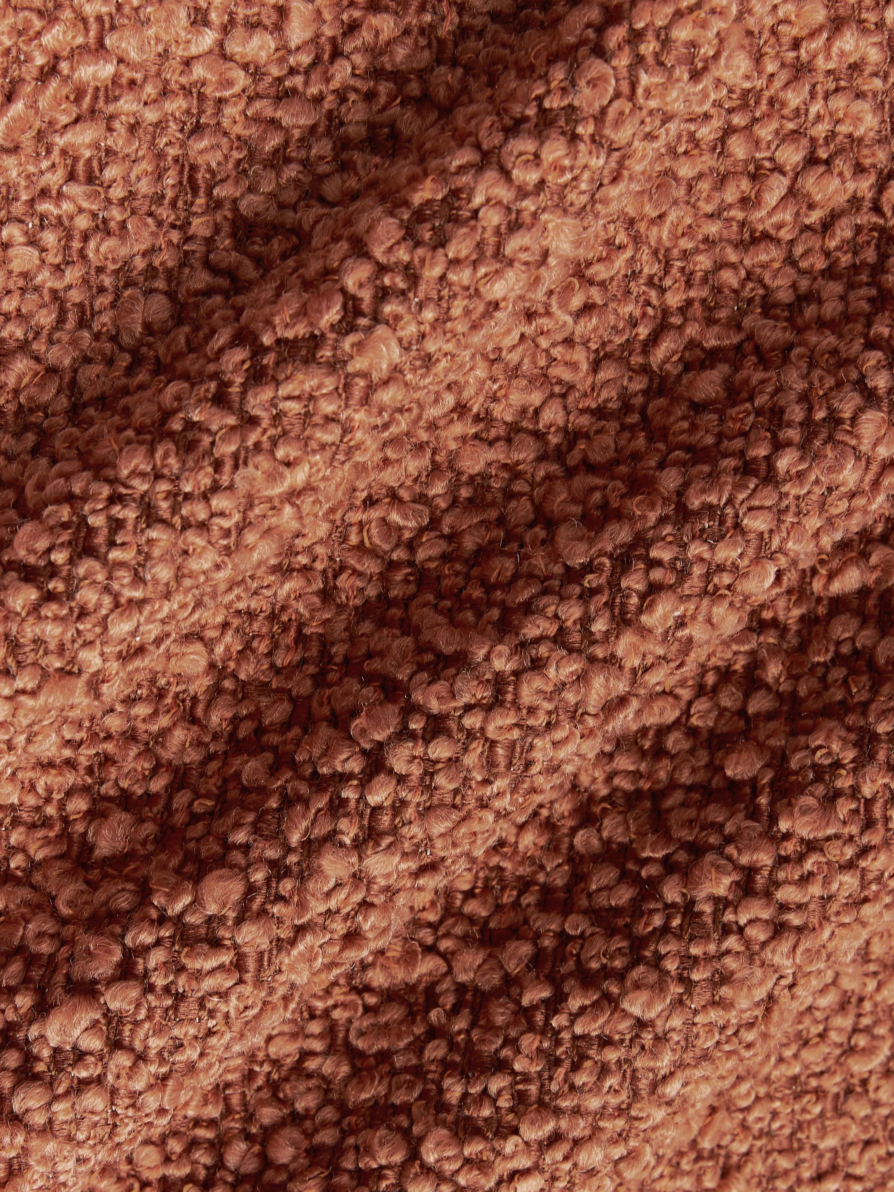 Bouclé kussenhoes Bellamie